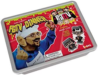FGTeeV – Chef Duddy Dinner - Filled with Surprises Including Gurkey Turkey Gravy Putty, and 4 Food-Themed Micro STAX Figures – Change, Create, Customize, Collect