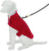 Best Pet Supplies 251-RD-L Voyager Windproof Fleece Pet Jacket, Large, Red