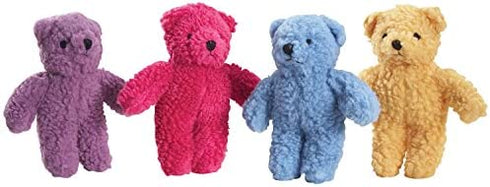 Zanies Berber Bear Dog Toys, Yellow