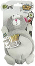 goDog Action Plush Squirrel Animated Squeaky Dog Toy, Chew Guard Technology - Gray, One Size