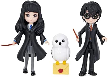 Wizarding World, Magical Minis Harry Potter and Cho Chang Friendship Set with Creature, Kids Toys for Ages 5 and up