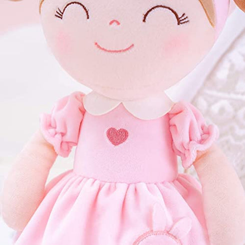 Gloveleya Baby Doll Girl Gifts Soft Plush Bunny Dolls 14" with Gift Box
