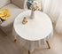 HOMECOOL Square Small Table Cloth - Ivory Crochet Tablecloth for Round Coffee Table 34 X 34 Inch - Sunflower