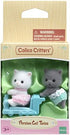 Calico Critters Persian Cat Twins, Dolls, Dollhouse Figures, Collectible Toys; Figure & Accessory Included