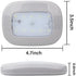 KaiDengZhe Auto Car Ceiling Roof Lights Magnetic Dome Light with Universal USB Rechargeable Wireless 10 LEDs for Interior and Exterior of Car, Boat, Trailer, Motorhome,Truck (Gray Shell-Whie light)