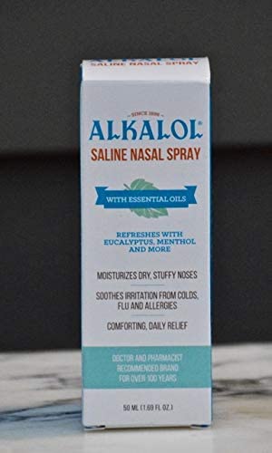 Alkalol Solution Saline Nasal Spray, 1.69 Ounce