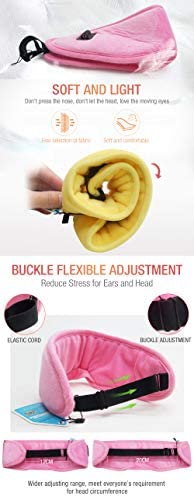 ARRIS Electric USB Heated Eye Mask with 5 Temperature Control, Pink