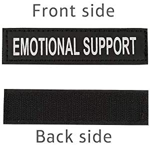 Excellent Elite Spanker 2 Pcs Magic Sticker Morale Patch Reflective Emotional Support Patch in Training Puppy for Dog Harnesses & Vests