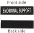 Excellent Elite Spanker 2 Pcs Magic Sticker Morale Patch Reflective Emotional Support Patch in Training Puppy for Dog Harnesses & Vests