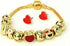 Big Mo's Toys Girls Gift - Emoji Charm Bracelet And Earrings Jewelry Set For Girls And Women