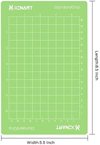 Xinart StandardGrip Cutting Mat for Cricut Joy(4.5x6.5 Inch, 3 Mats) Durable Adhesive Non-Slip Cutting Mats for Cricut Joy Accessories
