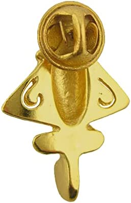 Across The Puddle, Ancient Golden Jet-3 Lapel Pin | 24k GP Golden Flyer | Pre-Columbian Quimbaya Pin Airplane Jet | Ancient Aircraft | Ancient Astronauts | Original Golden Jets Collection