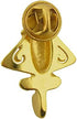 Across The Puddle, Ancient Golden Jet-3 Lapel Pin | 24k GP Golden Flyer | Pre-Columbian Quimbaya Pin Airplane Jet | Ancient Aircraft | Ancient Astronauts | Original Golden Jets Collection
