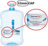 Screw-On Caps Compatible with 1-5 Gallon American Maid Water Jugs, (53-400) 53mm Size Bottle Lids, 3pk
