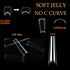 UNA GELLA Coffin Nails Tips No C Curve 216PCS Extra Long Nail Tips Clear Coffin Acrylic Nail Tips for Coffin Nails Clear Coffin Nail Tips XXL Nail Tips Coffin Fake False Nails For Nail Extension Nail Art, Home DIY Salon 12 Sizes Gelly Tips