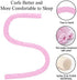 Heatless Curling Rod Headband, IENIN No Heat Curlers Hair Rollers to Sleep in Curl Ribbon with Scrunchies Hair Clips Overnight Hair Curlers for Women Long Hair Styling Tools(Pink)