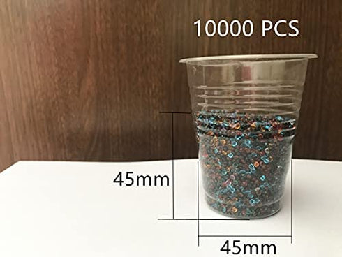 Briliant Shop 2.5mm Acrylic Color Faux Round Diamond Crystals Treasure Gems for Table Scatters, Vase Fillers, Event, Wedding, Arts & Crafts (10000 pcs) (Royal Blue)