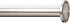 Ivilon Tension Curtain Rod - Spring Tension Rod for Small Windows or Shower, 16 to 24 Inch. Satin Nickel