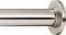 Ivilon Tension Curtain Rod - Spring Tension Rod for Small Windows or Shower, 16 to 24 Inch. Satin Nickel