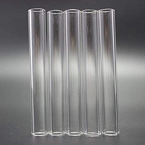 4 inch Long 5 Piece Pyrex Glass Tubes 12 mm OD 1.5 mm Thick Wall Tubing Borosilicate Blowing Tubes