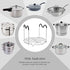 Steamer Rack Trivet with Heat Resistant Handles Compatible with Instant Pot Accessories 6 Qt 8 Quart, Pressure Cooker Trivet Wire Steam Rack, Great for Lifting out Whatever Delicious Meats & Veggies You Cook