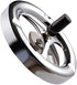 Round Push Down Stainless Steel Modern Tabletop Cigarette Ashtray with Spinning Tray, Cigarette Ashtray for Indoor or Outdoor Use, Ash Holder for Smokers, Desktop Smoking Ash Tray for Home Office