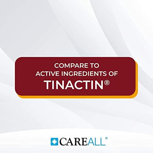 CareAll (4 Pack) 1.0 oz. Antifungal Tolnaftate Cream USP 1%, Compare to Tinactin, Athlete’s Foot Cream