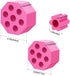 Cup Turner Foam Set, 10 Pieces Tumbler Foams for 1/2 Inch PVC Pipe, Tumbler Spinner Foams Fit 30 oz 20 oz 10 oz Tumbler Bottles Cups 25 oz, 17 oz, 12 oz Cola Shaped Water Bottles (Pink)
