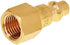 Air Coupler and Plug Kit, SUNGATOR Solid Brass Quick Connector Set, 1/4" Industrial NPT Air Compressor Accessories (8-Piece)