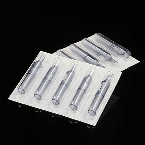 Disposable Tattoo Tips, Tazay 100pcs Assorted Size Tattoo Tips Tubes 3RL 5RL 7RL 9RL 11RL 5MG 7MG 9MG 11MG 13MG for Tattoo Needles Round Diamond Flat/Magnum Sterilize Tips Grips Tattoo Supplies