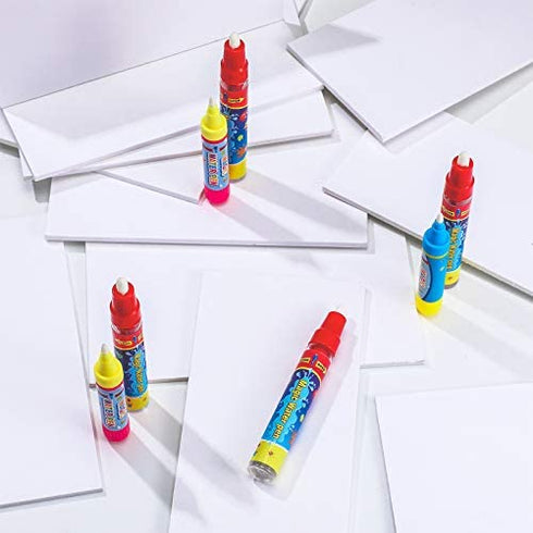 12 Pieces Water Pen Replacement Water Markers Aqua Doodle Pens for Toddlers Kids Mat Drawing Painting