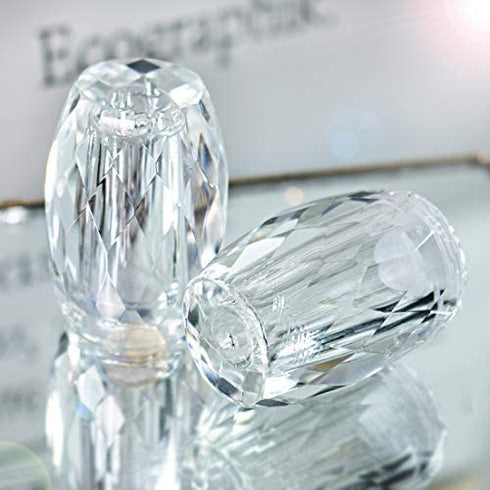 Refillable Crystal Seasoning Bottle Salt and Pepper Shakers Kitchen Decor (Set of 2) Salt Shaker Set