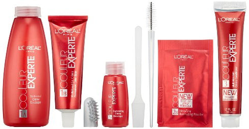 L'Oreal Paris Couleur Experte 2-Step Home Hair Color and Highlights Kit, Toasted Coconut