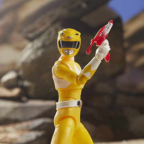 Power Rangers Lightning Collection 6-Inch Mighty Morphin Yellow Ranger Collectible Action Figure Toy with Accessories