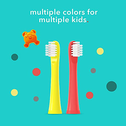 Colgate Hum Kids Toothbrush Refill Heads, Yellow, 2 Pack