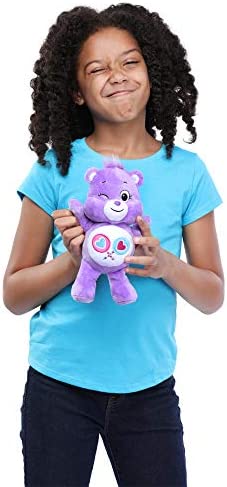 Care Bears Share Bear Bean Plush, 9 inches , Purple