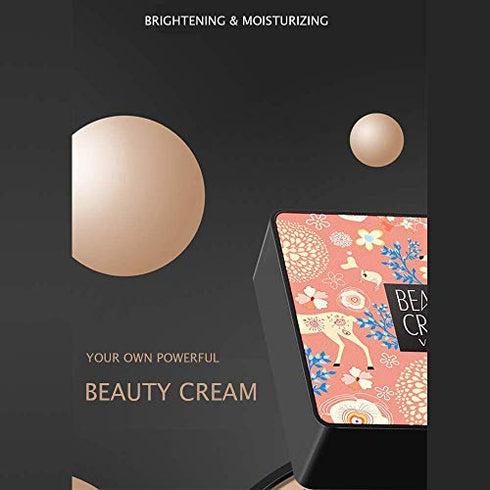 VENZEN Beauty Cream Clear Cover Natural Make Up Nourish Moisturizes Protection Professional Skin Care 2 Colors (#02)