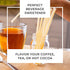 The Honey Jar Plain Raw Honey Sticks - Pure Honey Straws For Tea, Coffee, or a Healthy Treat - One Teaspoon of Flavored Honey Per Stick - Made In The USA with Real Honey - (20 Count)