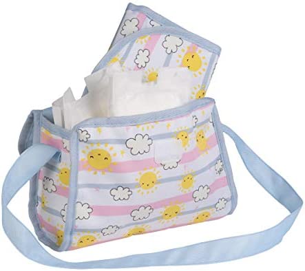 Adora Sunny Days Baby Doll Accessories Interactive, Color Changing & Water Activated Baby Doll Diaper Bag Multi color,13 inch