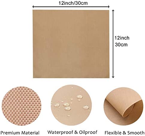Heat Press Mat with Teflon Sheet for Cricut Easypress- 12x12inch, Heat Transfer Insulation Craft Pad for 2/EasyPress,Vinyl HTV Ironing mats