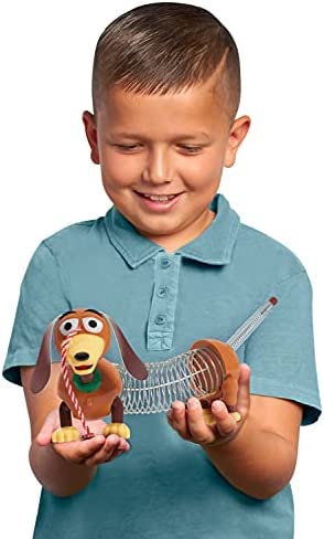 Disney and Pixar Toy Story Slinky Dog Jr Pull Toy, Toys for 3 Year Old Girls and Boys, by Just Play