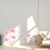 BuerHomie Pink Flowers Wall Stickers, Butterfly Decals for Living Bedroom, Art Décor for Nursery Girl Kids Room, Easy Furniture Refurbishment DIY