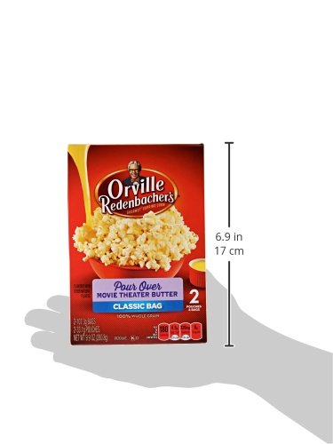 orville redenbacher's Pour Over Movie Theater Butter Microwave Popcorn, 9.9 oz