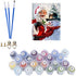ACENGXI Paint by Numbers Christmas DIY Paint by Numbers Santa Claus DIY Canvas Paint by Numbers Snowman Acrylic Painting Home Decor Paint by Numbers Santa Claus and Snowman for Adults Kids 16x20In