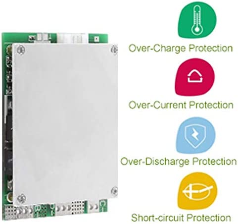 12V 100A 4S BMS Protection Board with Balancing for 18650 LiFePO4 Battery Pack