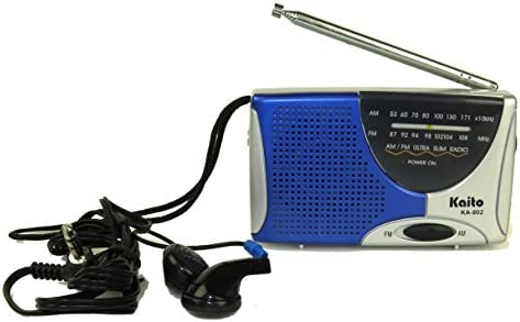 Kaito KA802 AM FM Super Pocket Size Radio, Small Size AM/FM Radio