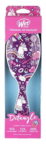 Wet Brush Original Detangler Brush - Llama, Happy Hair - All Hair Types - Ultra-Soft Bristles Glide Through Tangles with Ease - Pain-Free Comb for Men, Women, Boys & Girls