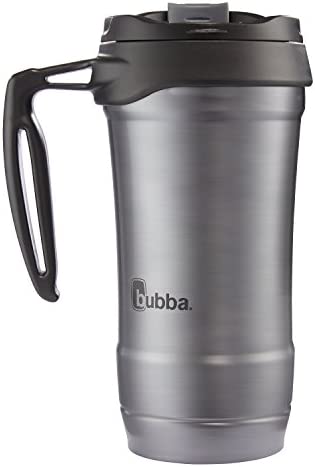 bubba Hero Dual-Wall Vacuum-Insulated Stainless Steel Travel Mug, 18 oz., Gunmetal