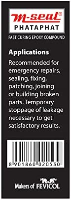 MSEAL Pidilite M-Seal PHATAPHAT Fast Curing EPOXY Compound 4 x 25g