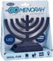 Rite Lite Go Electric LED Chanukah Menorah, 9x2x7, Blue - Bright Hanukkah Electric Menorah